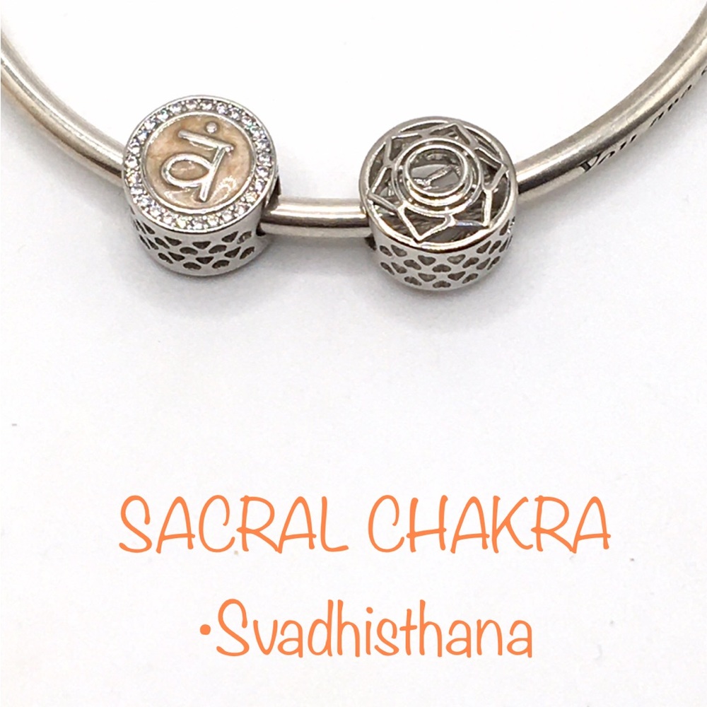 European Sacral Chakra & Svedhisthana medallion charms for meditation healing